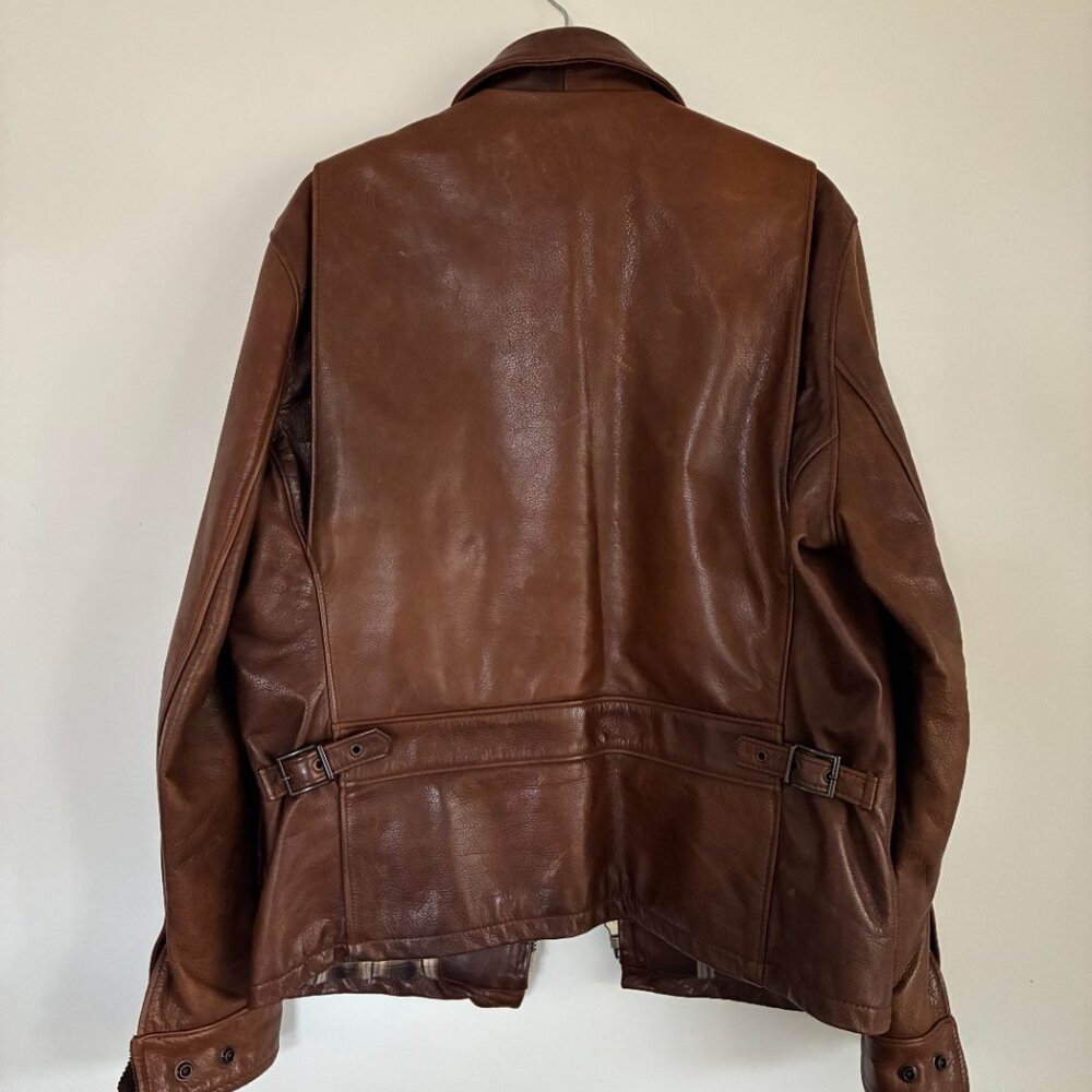 Schott Leather Jacket Men's Size M - Picture 5 of 8